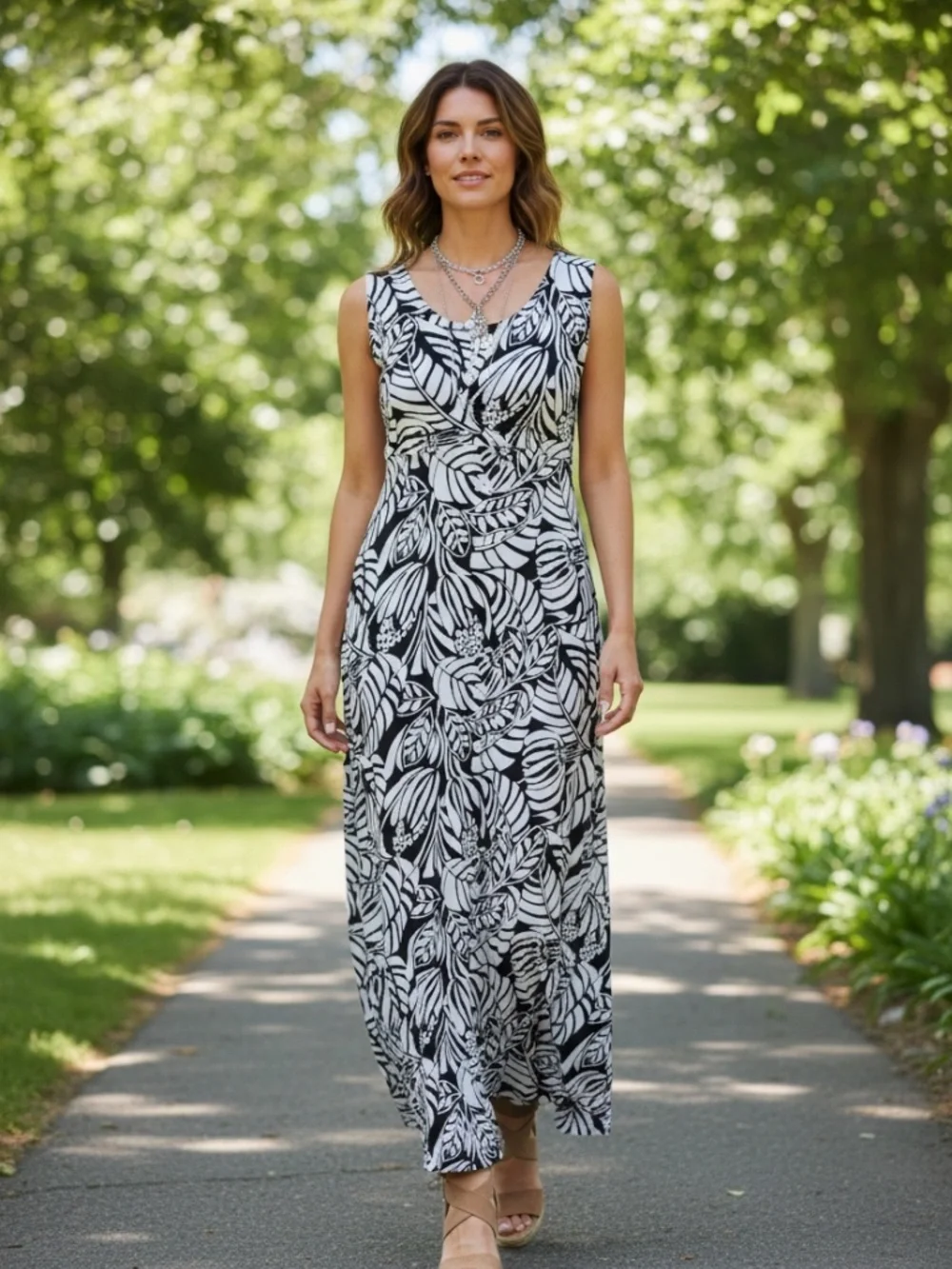 NWT Talbots Maxi Dress, Size L